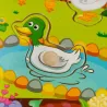Puzzle Drewniane Farma z Uchwytami – Układanka Edukacyjna dla Dzieci 3+