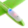 Samolot Styropianowy LED 49 cm dla Dzieci | Szybowiec Rzutka z Podświetleniem