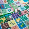 Mata Edukacyjna Dwustronna 180 × 180 cm | Piankowa Mata dla Dzieci do Zabawy i Nauki