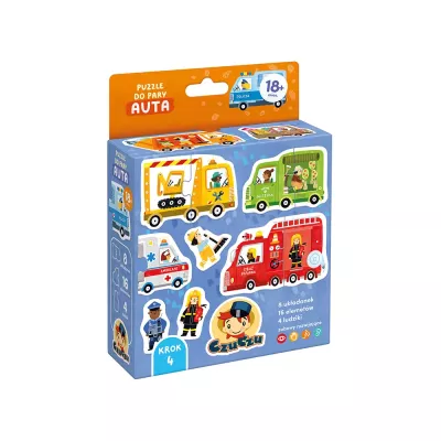 Puzzle do pary Auta CzuCzu