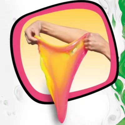 Jiggly Slime Neo Duo Żółto Różowy 430 g | Masa Sensoryczna Glutek
