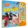Książeczka dźwiękowa 50 odgłosów na wsi sensoryczna dla dzieci