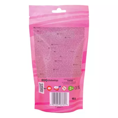 Fluffy Sand różowy 90g puszysty piasek sensoryczny pachnący