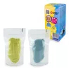 Fluffy Sand 2x70g niebiesko żółty puszysty piasek sensoryczny
