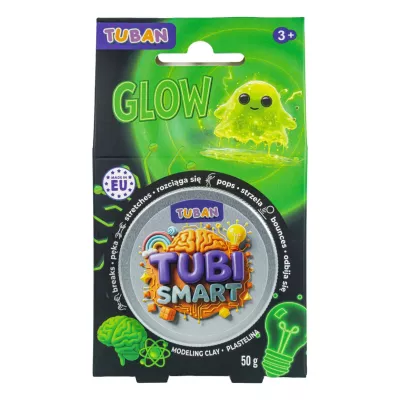 Tubi Smart Plastelina Glow 50 g Świecąca w Ciemności Masa Sensoryczna