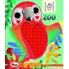 Dotykam Poznaję Zoo książeczka sensoryczna dotykowa dla dzieci