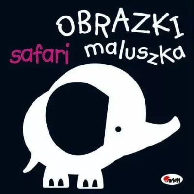Książeczka kontrastowa Safari dla niemowlaka | Obrazki Maluszka