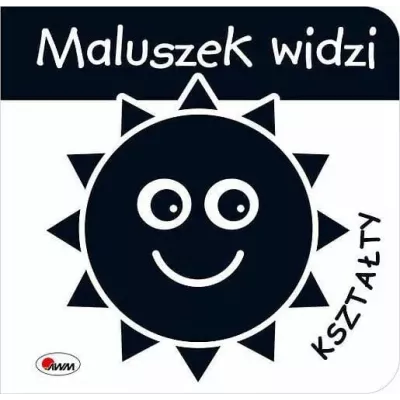 Książeczka kontrastowa Kształty dla niemowlaka | Maluszek Widzi