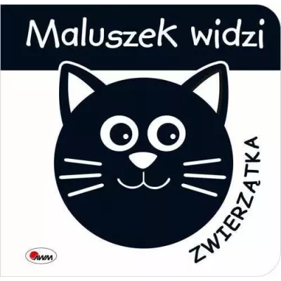 Maluszek Widzi Zwierzątka – książeczka kontrastowa dla niemowląt