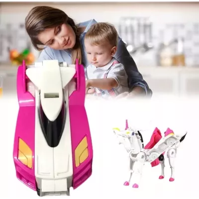 Magnetyczny Jednorożec 2w1 – transformacja przez zderzenie!