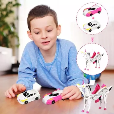 Magnetyczny Jednorożec 2w1 – transformacja przez zderzenie!