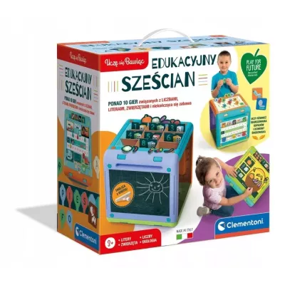 Clementoni Edukacyjny Sześcian 10 Gier | Play For Future
