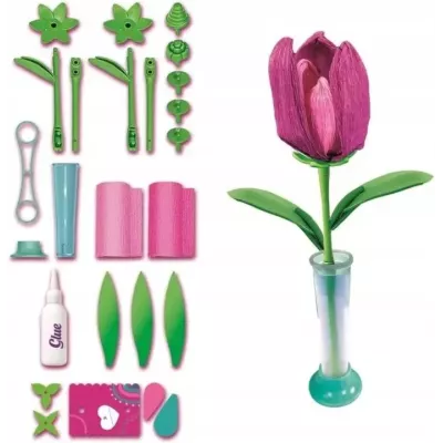 Clementoni Mini Fabryka Kwiatów Tulipan 2 Kwiaty 8+