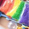 Fluffi Box Masa Piankowa Sensoryczna 6x100 ml + Akcesoria | Kreatywna Zabawa i Rozwój 3+