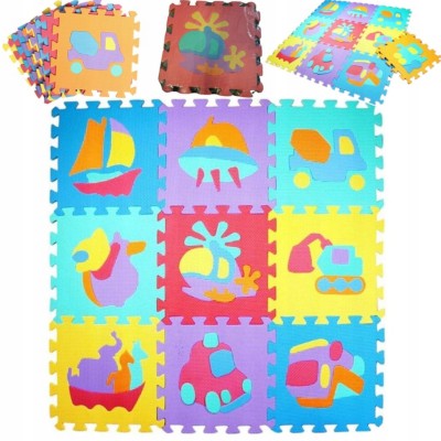 Puzzle piankowe EVA POJAZDY – 10 szt. mata edukacyjna dla dzieci Puzzle piankowe EVA POJAZDY – 10 szt. mata edukacyjna dla dzieci
