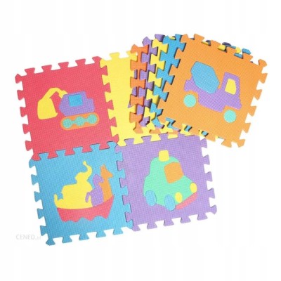Puzzle piankowe EVA POJAZDY – 10 szt. mata edukacyjna dla dzieci Puzzle piankowe EVA POJAZDY – 10 szt. mata edukacyjna dla dzieci