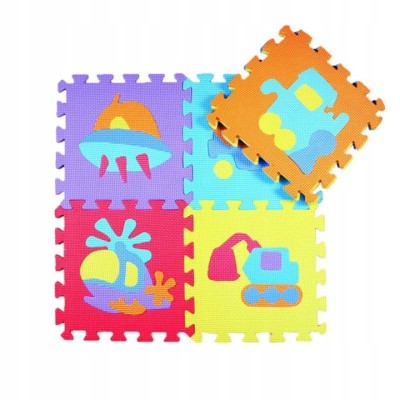 Puzzle piankowe EVA POJAZDY – 10 szt. mata edukacyjna dla dzieci Puzzle piankowe EVA POJAZDY – 10 szt. mata edukacyjna dla dzieci