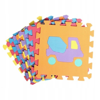 Puzzle piankowe EVA POJAZDY – 10 szt. mata edukacyjna dla dzieci Puzzle piankowe EVA POJAZDY – 10 szt. mata edukacyjna dla dzieci