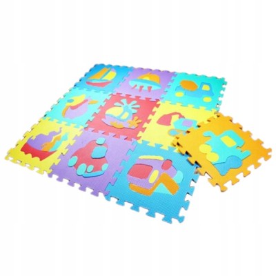 Puzzle piankowe EVA POJAZDY – 10 szt. mata edukacyjna dla dzieci Puzzle piankowe EVA POJAZDY – 10 szt. mata edukacyjna dla dzieci