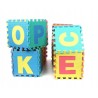 Duże puzzle piankowe edukacyjne 36 el. – mata alfabet i cyfry + torba