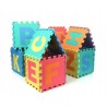 Duże puzzle piankowe edukacyjne 36 el. – mata alfabet i cyfry + torba