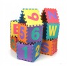 Duże puzzle piankowe edukacyjne 36 el. – mata alfabet i cyfry + torba
