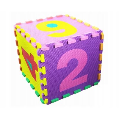 Duże Puzzle Piankowe 36 el. – Edukacyjna Mata Alfabet i Cyfry dla Dzieci