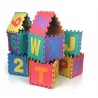 Duże puzzle piankowe edukacyjne 36 el. – mata alfabet i cyfry + torba