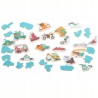 Moje pierwsze puzzle – pojazdy w puszce, 24 układanki, 48 elementów