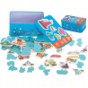 Moje pierwsze puzzle – pojazdy w puszce, 24 układanki, 48 elementów