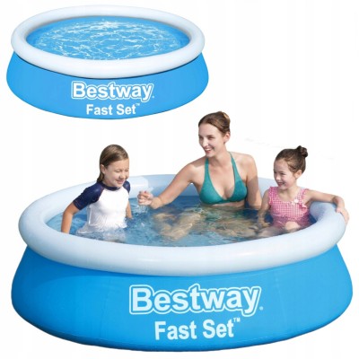 Basen Rozporowy Bestway 183x51 cm | Ogrodowy Basen dla Dzieci i Dorosłych 57392