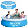 Basen rozporowy Bestway 183 x 51 cm – ogrodowy basen dla dzieci i rodziny 57392