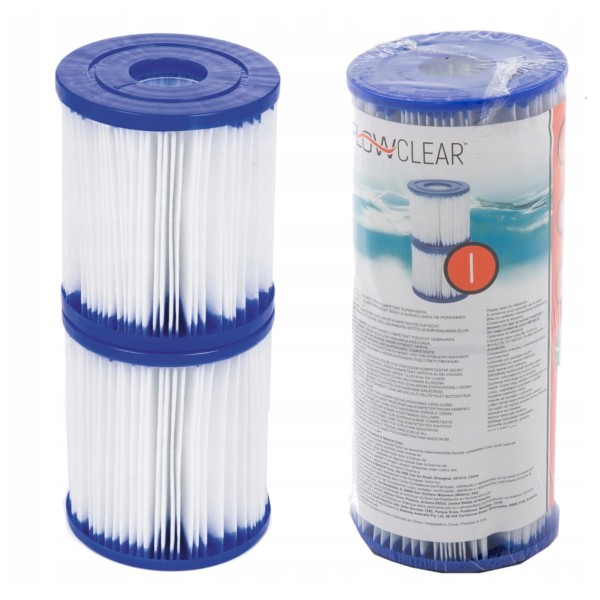 Filtry do pompy Bestway Typ I 1249l – 2 sztuki