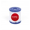Filtry do pompy Bestway Typ I 1249l – 2 sztuki