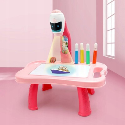 Projektor LED do rysowania i malowania dla dzieci – edukacyjna zabawka robot