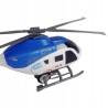 Zestaw 6 pojazdów policyjnych z napędem manualnym i ruchomymi elementami – radiowóz, helikopter, koparki, autobus, wywrotka