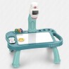 Projektor LED do Rysowania dla Dzieci Rakieta Robot – Edukacyjna Zabawka do Nauki Rysowania + 48 Slajdów