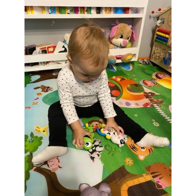 Grzechotka sensoryczna żabka – dźwięki, światła