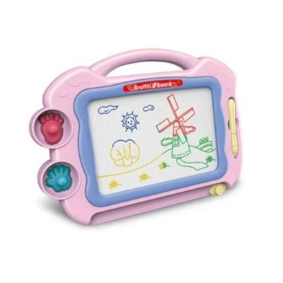 Magiczna Tablica do Rysowania z Uchwytami i Stemplami – Rozwijaj Kreatywność Twojej Dziewczynki!