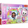 Puzzle Trefl Koci Domek Gabi 24 elementy – edukacyjna układanka dla dzieci 3+ 14353