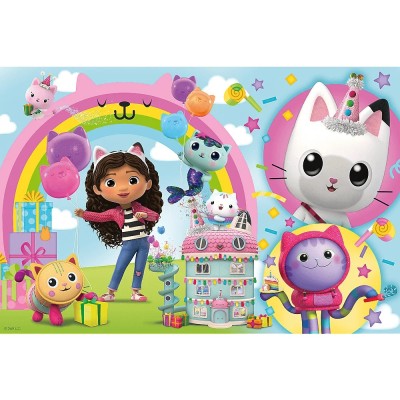 Puzzle Koci Domek Gabi Trefl 24 elementy – układanka edukacyjna dla dzieci 3+ 14353