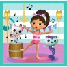 Puzzle 3w1 Koci Domek Gabi – edukacyjna układanka dla dzieci | Trefl 34871