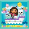 Puzzle 3w1 Koci Domek Gabi – edukacyjna układanka dla dzieci | Trefl 34871