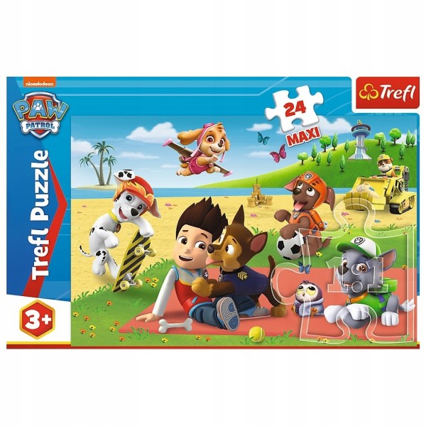 Puzzle edukacyjne dla dzieci Trefl Psi Patrol Maxi 24 el. 14346