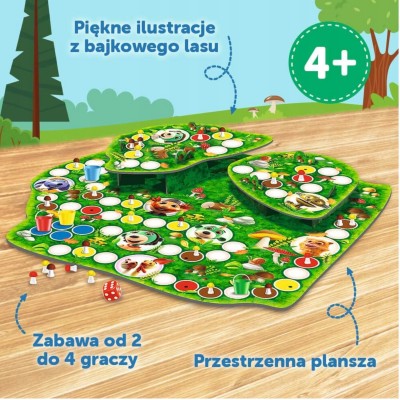 Grzybobranie – Rodzinna gra planszowa Treflików dla dzieci Trefl 02035 | Polska produkcja