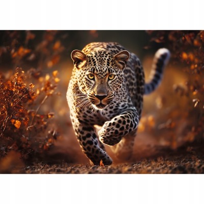 Puzzle Photo Odyssey Premium Plus 1000 el. – dziki leopard | Trefl 10818 Puzzle Photo Odyssey Premium Plus 1000 el. – dziki leopard | Trefl 10818