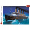 Puzzle Titanic 1000 elementów – relaksująca układanka widok statku Trefl 10080