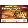 Klasyczne gry planszowe Warcaby i Młynek – rozrywka rodzinna 2w1 Trefl 01681