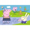 Puzzle Świnka Peppa 54 elementy – edukacyjna układanka dla dzieci Trefl 19627