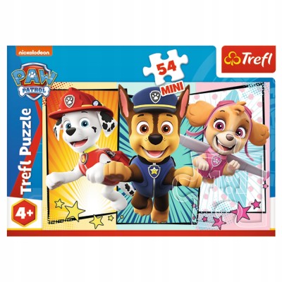 Puzzle 54 mini Psi Patrol 54 elementy Psi Patrol 4+ Trefl 19757 Puzzle 54 mini Psi Patrol 54 elementy Psi Patrol 4+ Trefl 19757